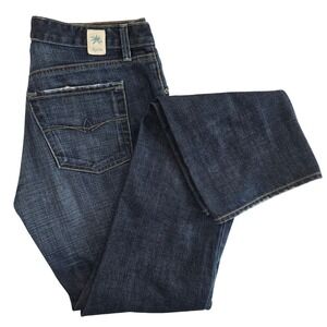 Agave La Mariposa Blue Moon Wash Classic Straight Leg Womens 31 Denim Jeans